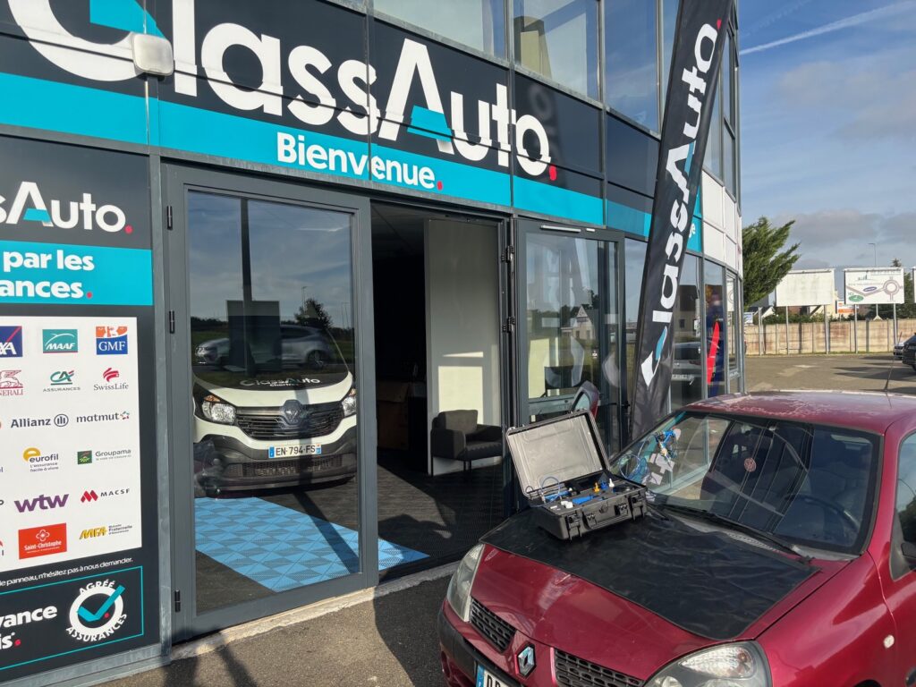 Glass auto devanture